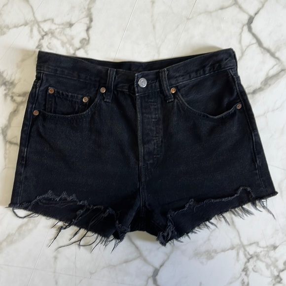 Levi's Pants - Levi’s 501 Denim Shorts Black
